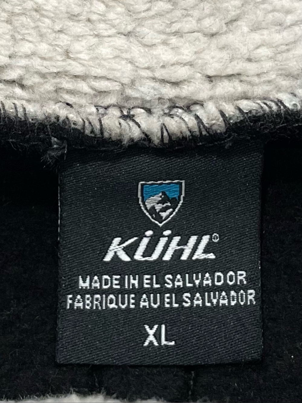 NWT Kuhl Men's XL Europa 1/4 Zip Fleece Pullover Black - Picture 4 of 10